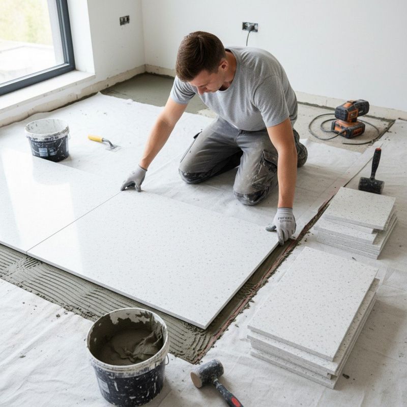 Granite Tile Repair detail