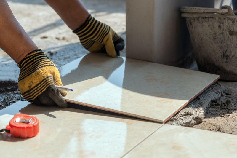 Sealing Process on Outdoor Tile